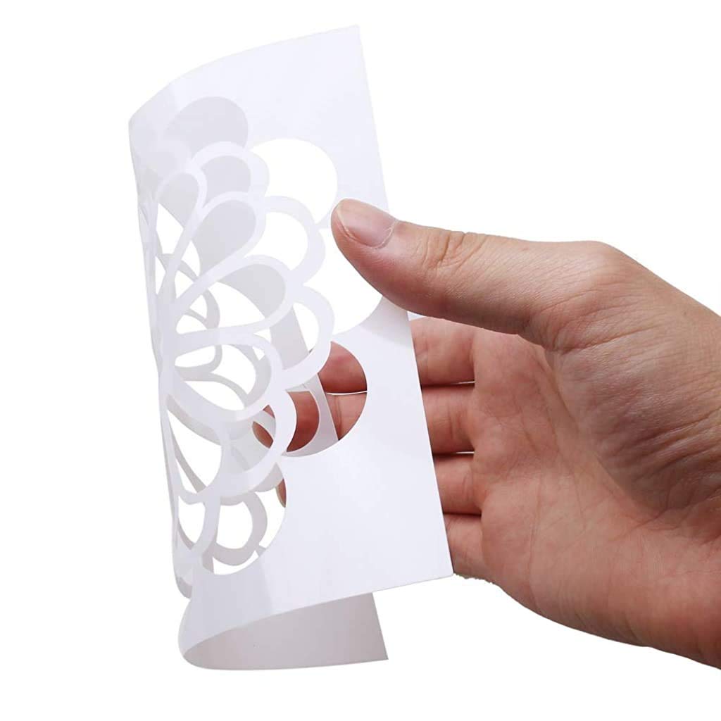PATPAT 16 Pcs Stencil Border , Reusable Painting Template for Home Decor, Crafting, DIY Albums and Printing,Art Scrapbook, Cake, Wall, Tile, Fabric PATPAT 16 Pcs Stencil Border , Reusable Painting Template for Home Decor, Crafting, DIY Albums and Printing,Art Scrapbook, Cake, Wall, Tile, Fabric